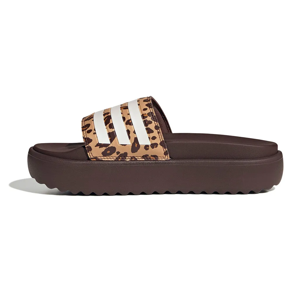 adidas Adilette Platform Badesandal female, Shadow brown / cloud white / magic beige, EU 43 adidas Adilette Platform Badesandal female, Shadow brown / cloud white / magic beige, EU 43