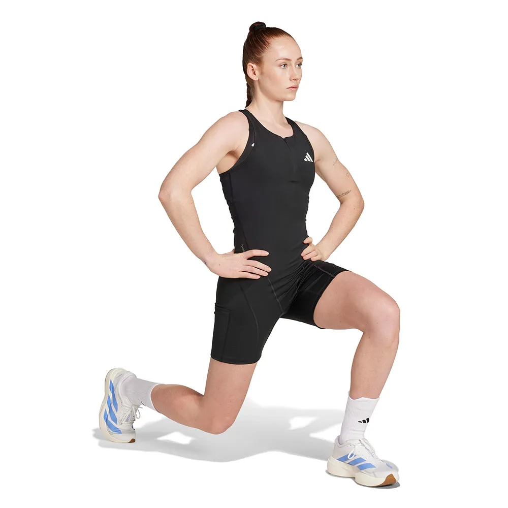 adidas Adizero Btn Running Sprint Ermeløs Triatlon-drakt female, Black