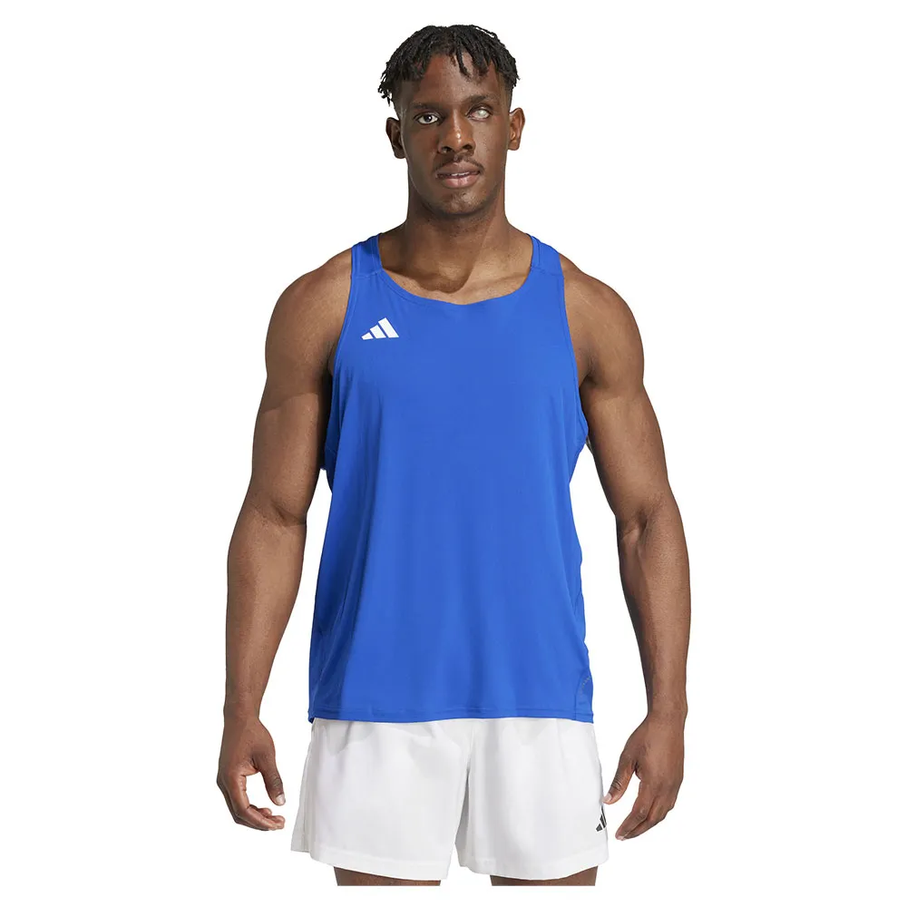 adidas Adizero Essentials Ermeløs T-skjorte male adidas Adizero Essentials Ermeløs T-skjorte male
