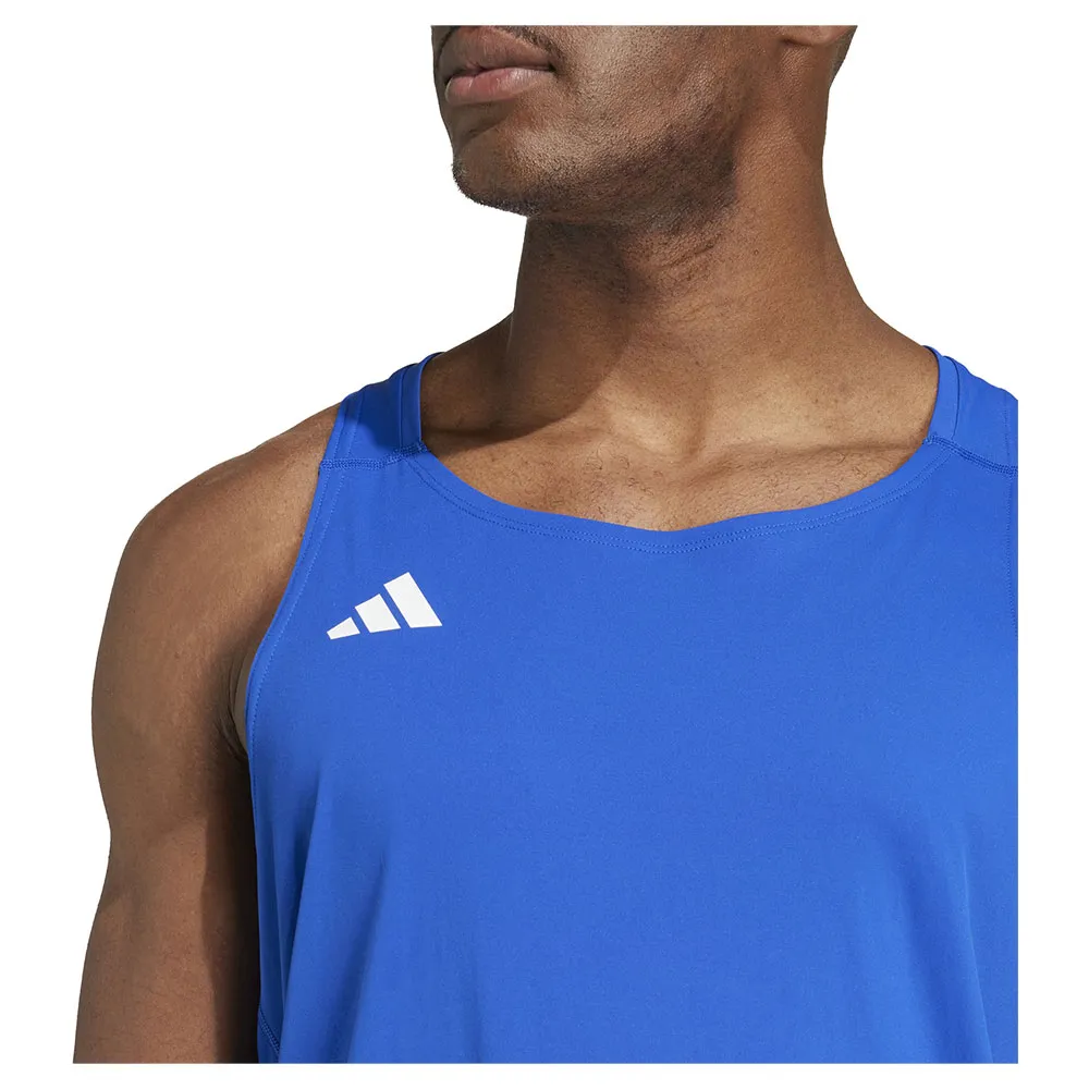 adidas Adizero Essentials Ermeløs T-skjorte male adidas Adizero Essentials Ermeløs T-skjorte male