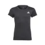 adidas Aeroready 3 Stripes Kortarmet T-skjorte, Black / black / white, 9-10Y
