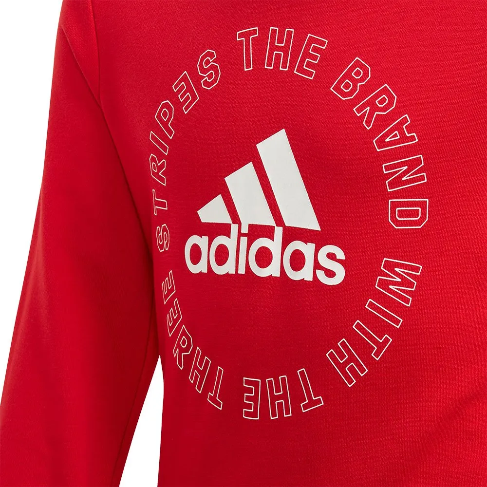 adidas Bold Crew Treningsdress, Scarlet / white adidas Bold Crew Treningsdress, Scarlet / white