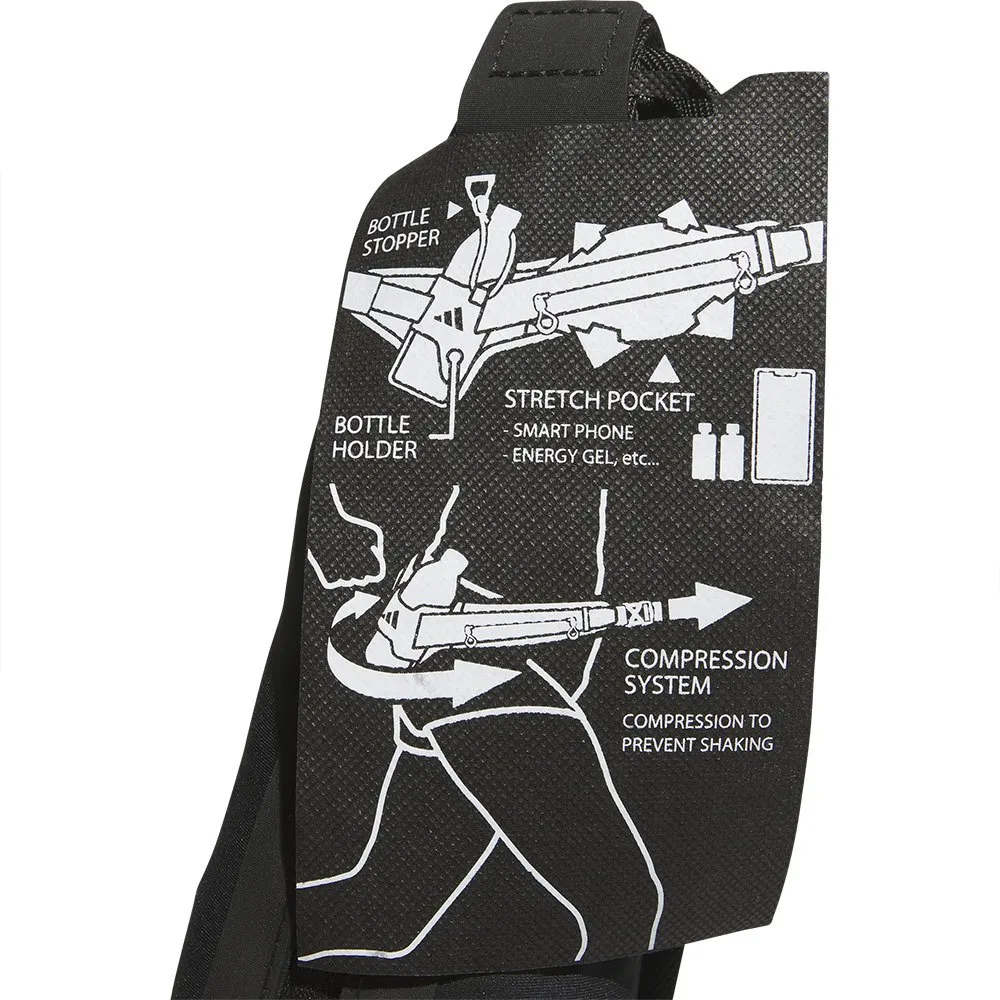 adidas Bottle Løpebelte unisex, Black