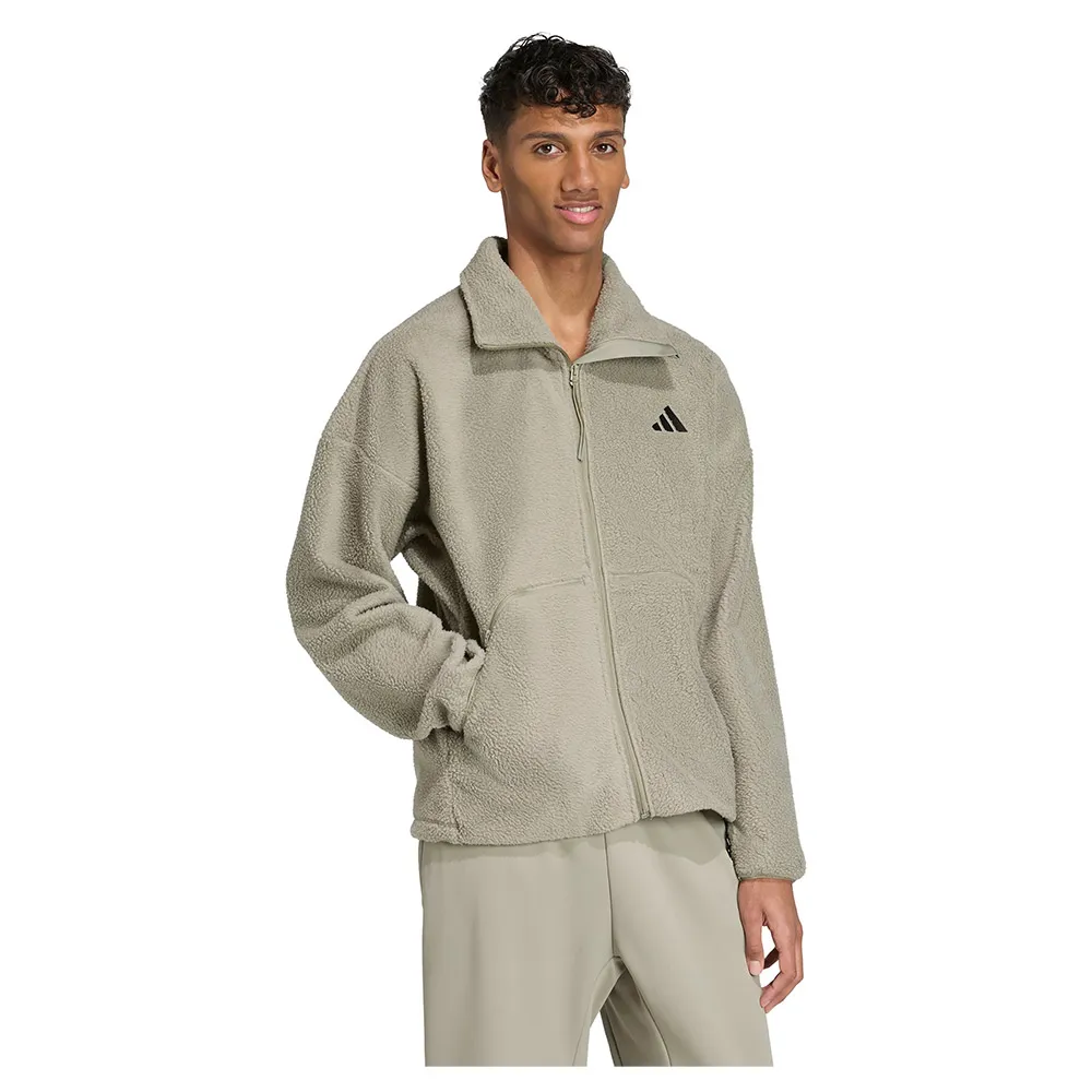 adidas City Tech High Pile Fleecejakke Med Full Glidelås