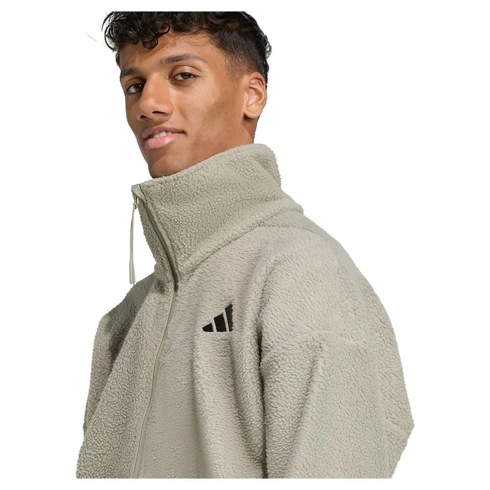 adidas City Tech High Pile Fleecejakke Med Full Glidelås