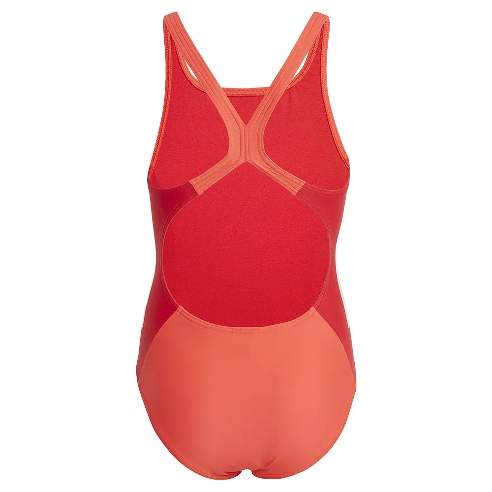 adidas Cut 3 Stripes Badetøy female, Brired / betsca / white, 11-12Y
