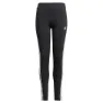 adidas Designed 2 Move 3 Stripes Leggings, Black / white, 7-8Y