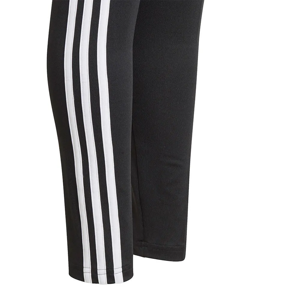 adidas Designed 2 Move 3 Stripes Leggings, Black / white, 7-8Y adidas Designed 2 Move 3 Stripes Leggings, Black / white, 7-8Y