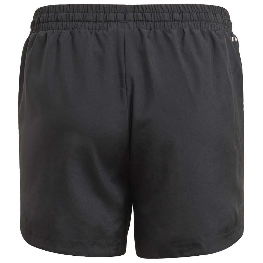 adidas Designed To Move 3-stripes Shorts, Black / white, 7-8Y
