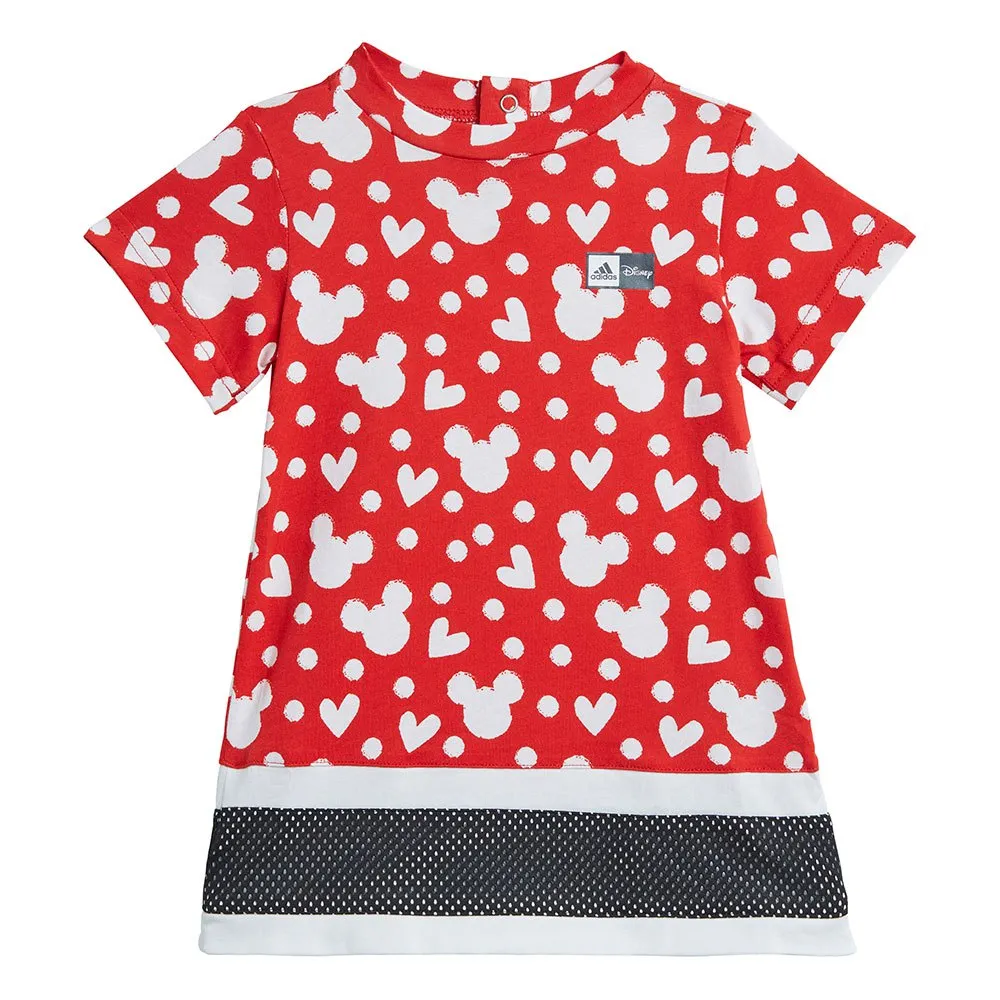 adidas Disney Minnie Mouse Summer Kortskjorte Sett, Vivid red / white / black, 12-24MON adidas Disney Minnie Mouse Summer Kortskjorte Sett, Vivid red / white / black, 12-24MON