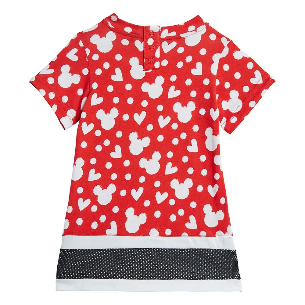 adidas Disney Minnie Mouse Summer Kortskjorte Sett, Vivid red / white / black, 12-24MON adidas Disney Minnie Mouse Summer Kortskjorte Sett, Vivid red / white / black, 12-24MON