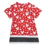 adidas Disney Minnie Mouse Summer Kortskjorte Sett, Vivid red / white / black, 12-24MON