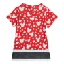 adidas Disney Minnie Mouse Summer Kortskjorte Sett, Vivid red / white / black, 12-24MON