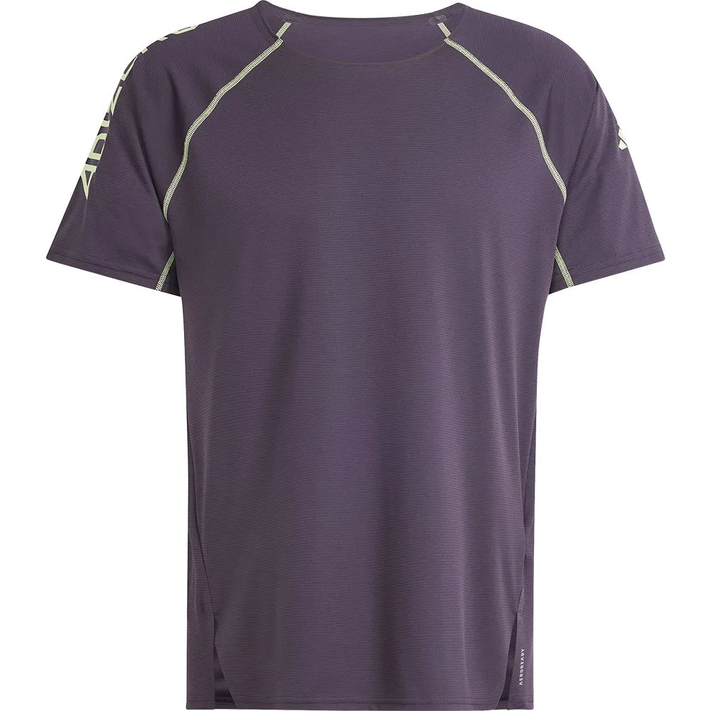 adidas Ekiden Uni Kortarmet T-skjorte male, Aurora black