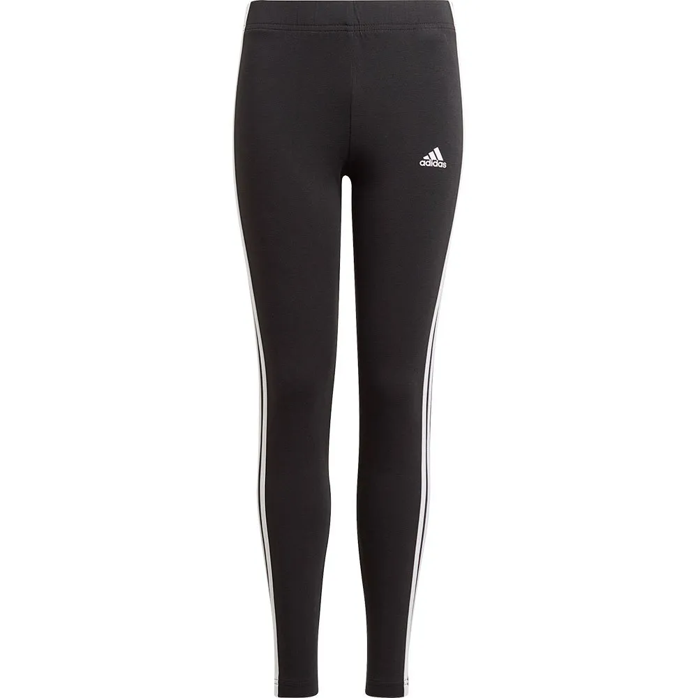 adidas Essentials 3 Stripes Leggings, Black / white