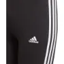 adidas Essentials 3 Stripes Leggings, Black / white