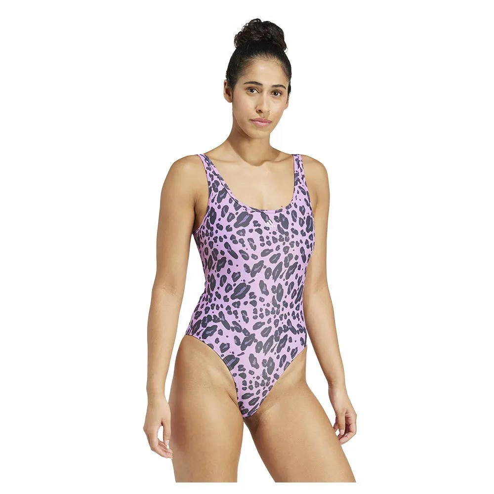adidas Essentials Animal Print U Back Badetøy female