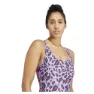 adidas Essentials Animal Print U Back Badetøy female