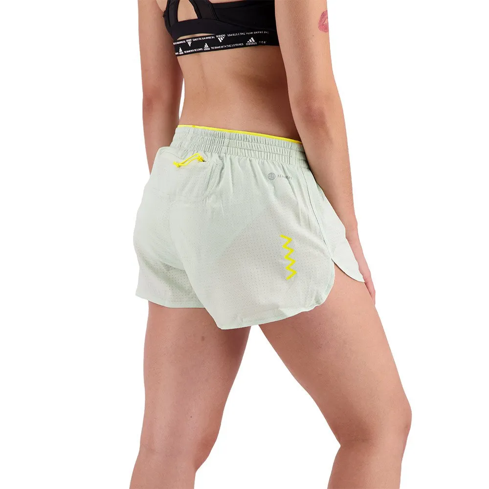 adidas Fast 3´´ Shorts female, Green adidas Fast 3´´ Shorts female, Green