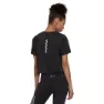 adidas Fast Crop Kortarmet T-skjorte female, Black