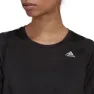 adidas Fast Crop Kortarmet T-skjorte female, Black