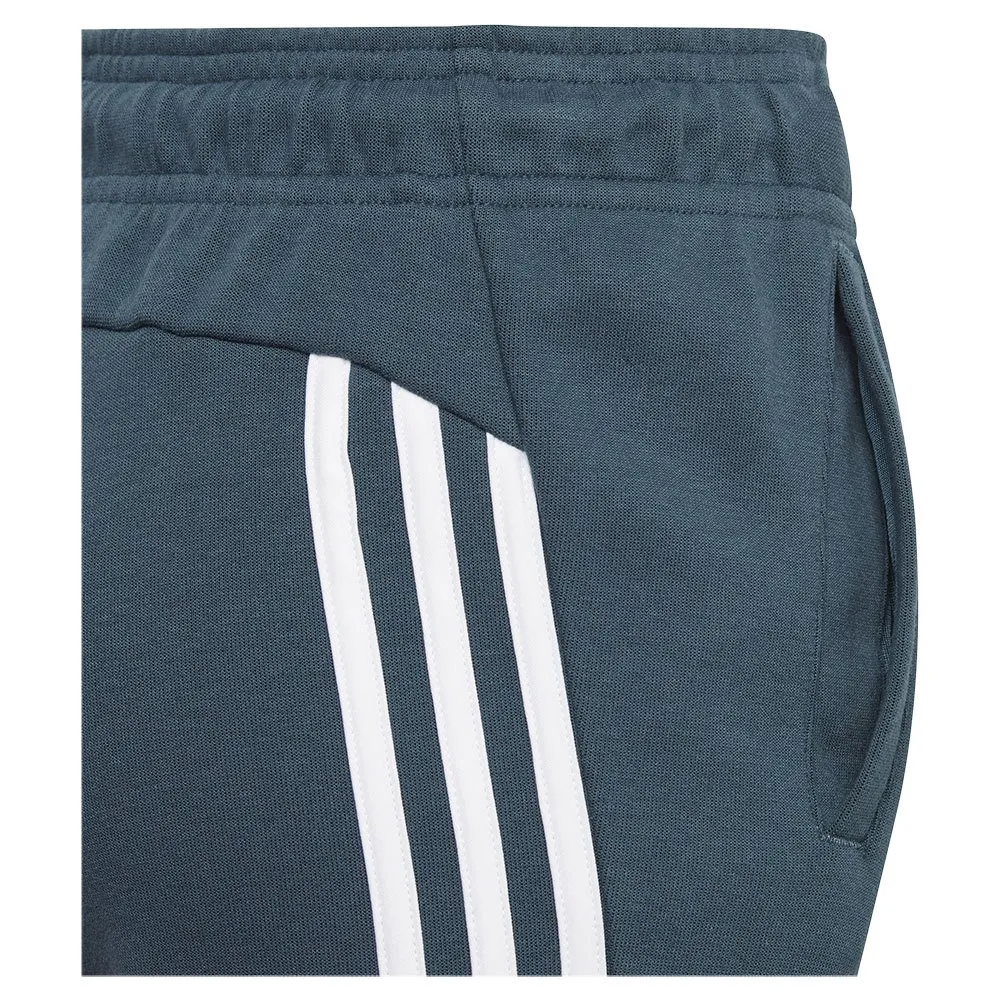 adidas Future Icons 3 Stripes Ankle Joggers, Arcngt / white, 7-8Y