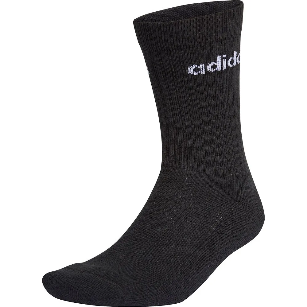 adidas Hc Crew Sokker 3 Par male, Black / white