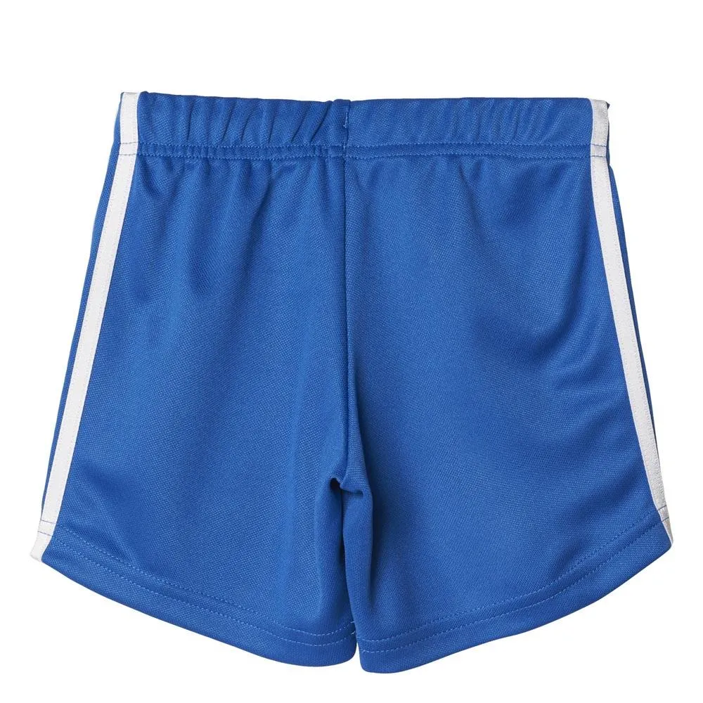 adidas I Summer Set Country Kortarmet T-skjorte male, Top scarlet / blue bottom blue / white