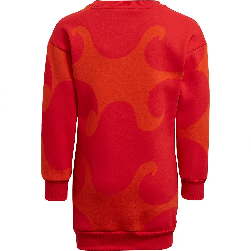 adidas Lk Marimekko Long Sleeve Set Langarmet Sett, Orange, 3-4Y adidas Lk Marimekko Long Sleeve Set Langarmet Sett, Orange, 3-4Y