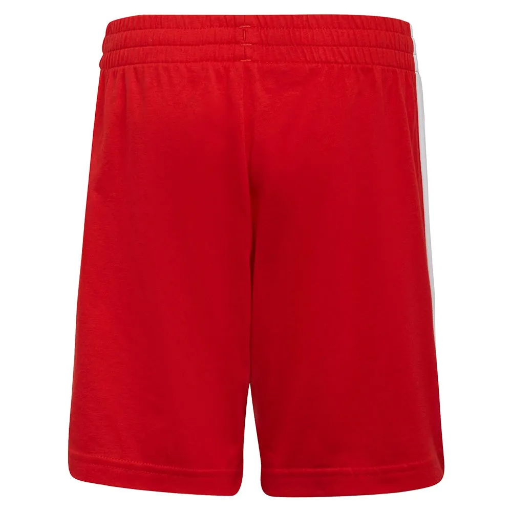 adidas Logo Kortskjorte Sett, Glory pink / vivid red / vivid red s21 / white, 5-6Y