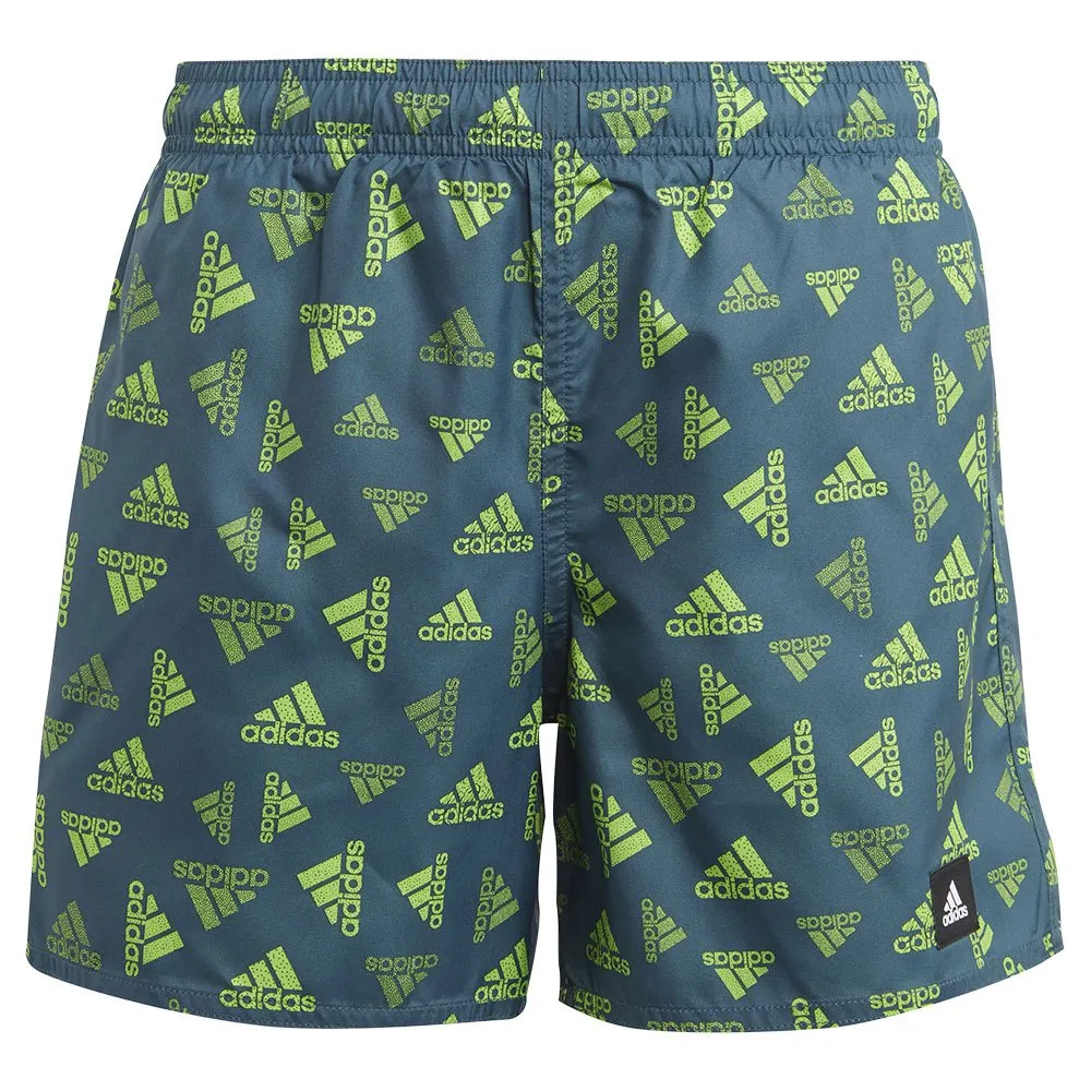 adidas Logo Print Clx Badebukse, Arcngt / luclim, 7-8Y