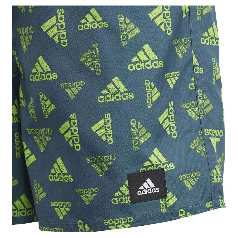 adidas Logo Print Clx Badebukse, Arcngt / luclim, 7-8Y