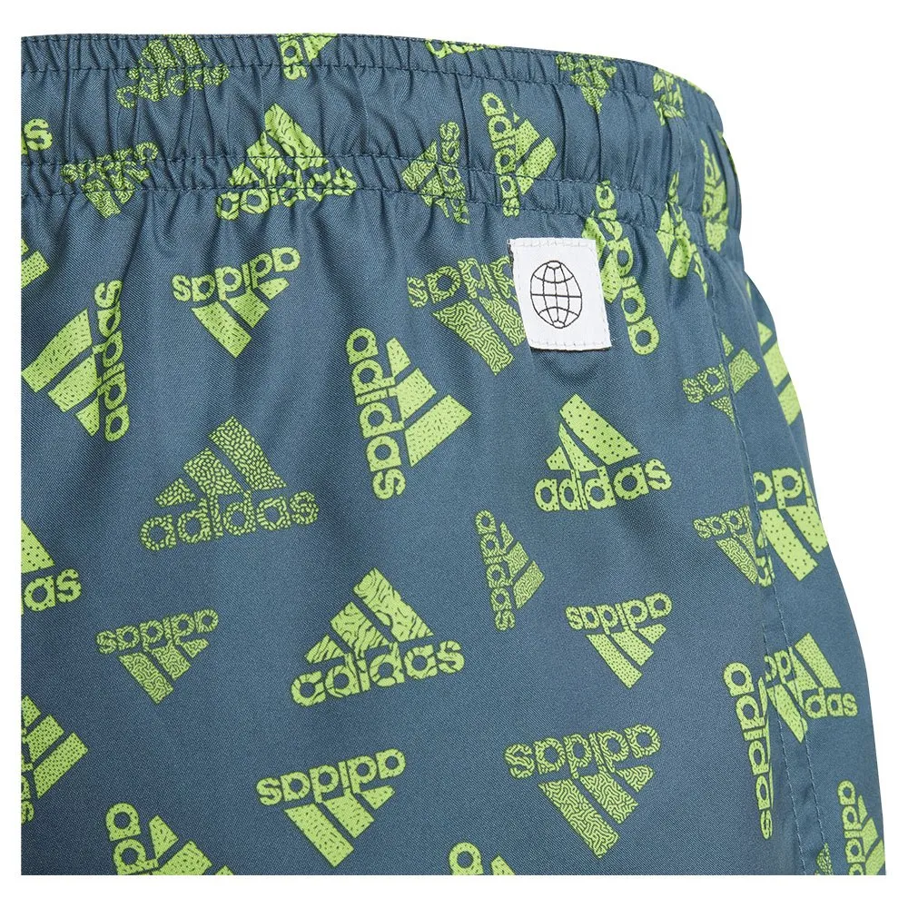 adidas Logo Print Clx Badebukse, Arcngt / luclim, 7-8Y