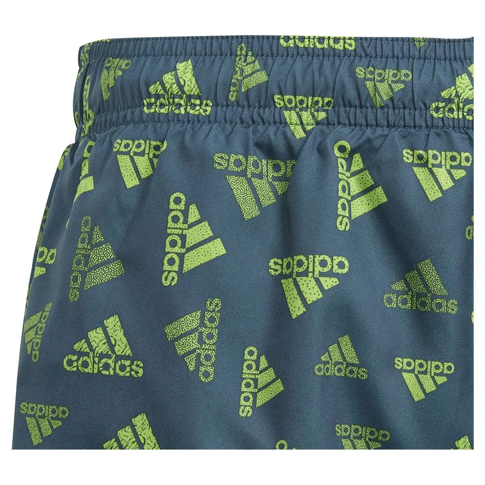 adidas Logo Print Clx Badebukse, Arcngt / luclim, 7-8Y