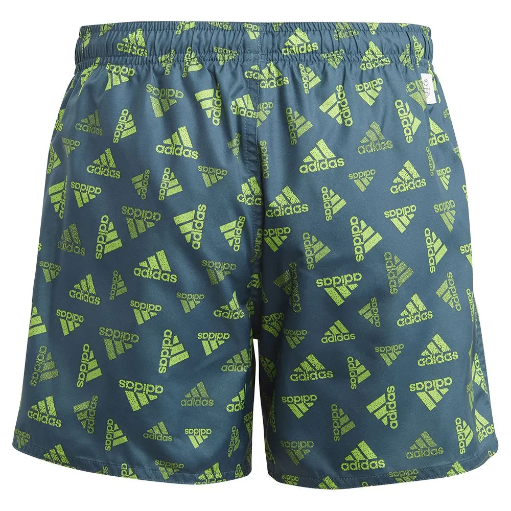 adidas Logo Print Clx Badebukse, Arcngt / luclim, 7-8Y