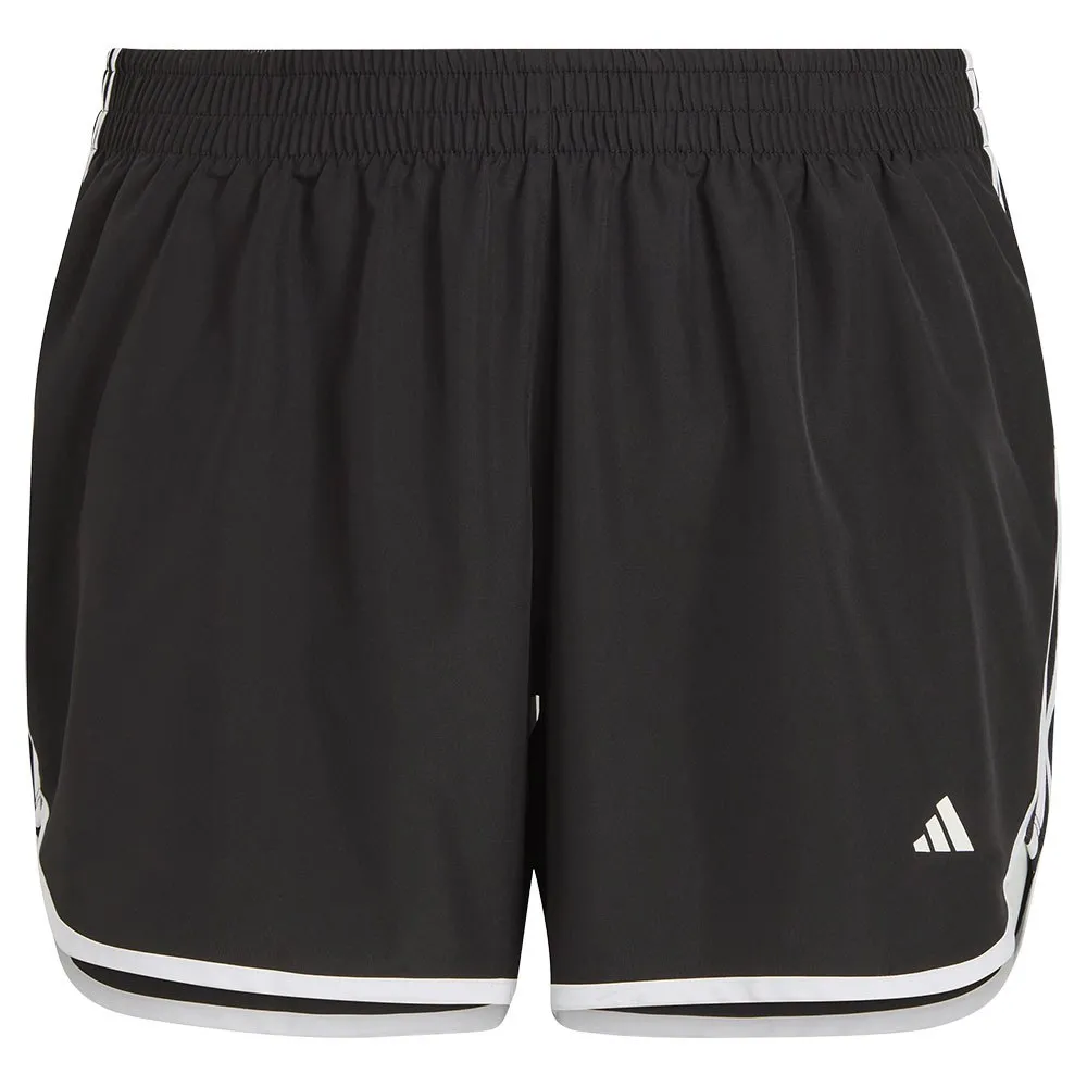 adidas Marathon 20 Plus Size Shorts female, Black / white