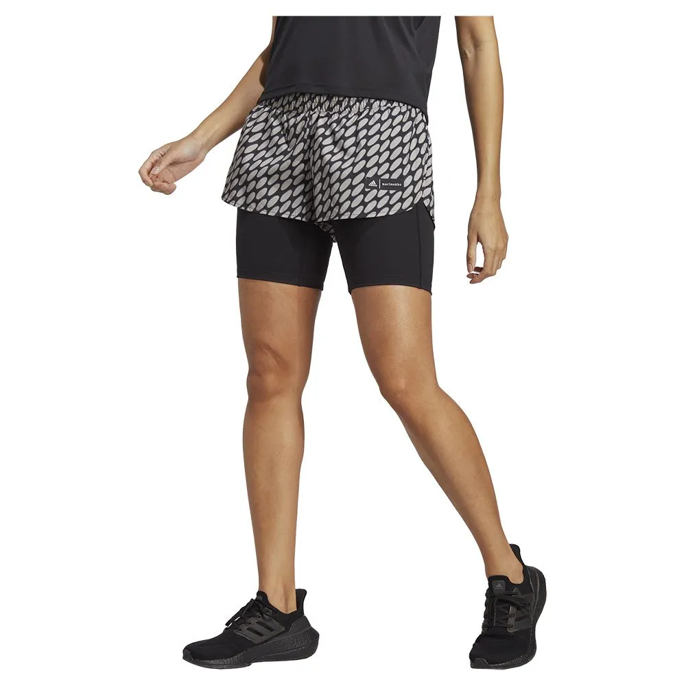 adidas Marimekko 2-i-1 Shorts female adidas Marimekko 2-i-1 Shorts female