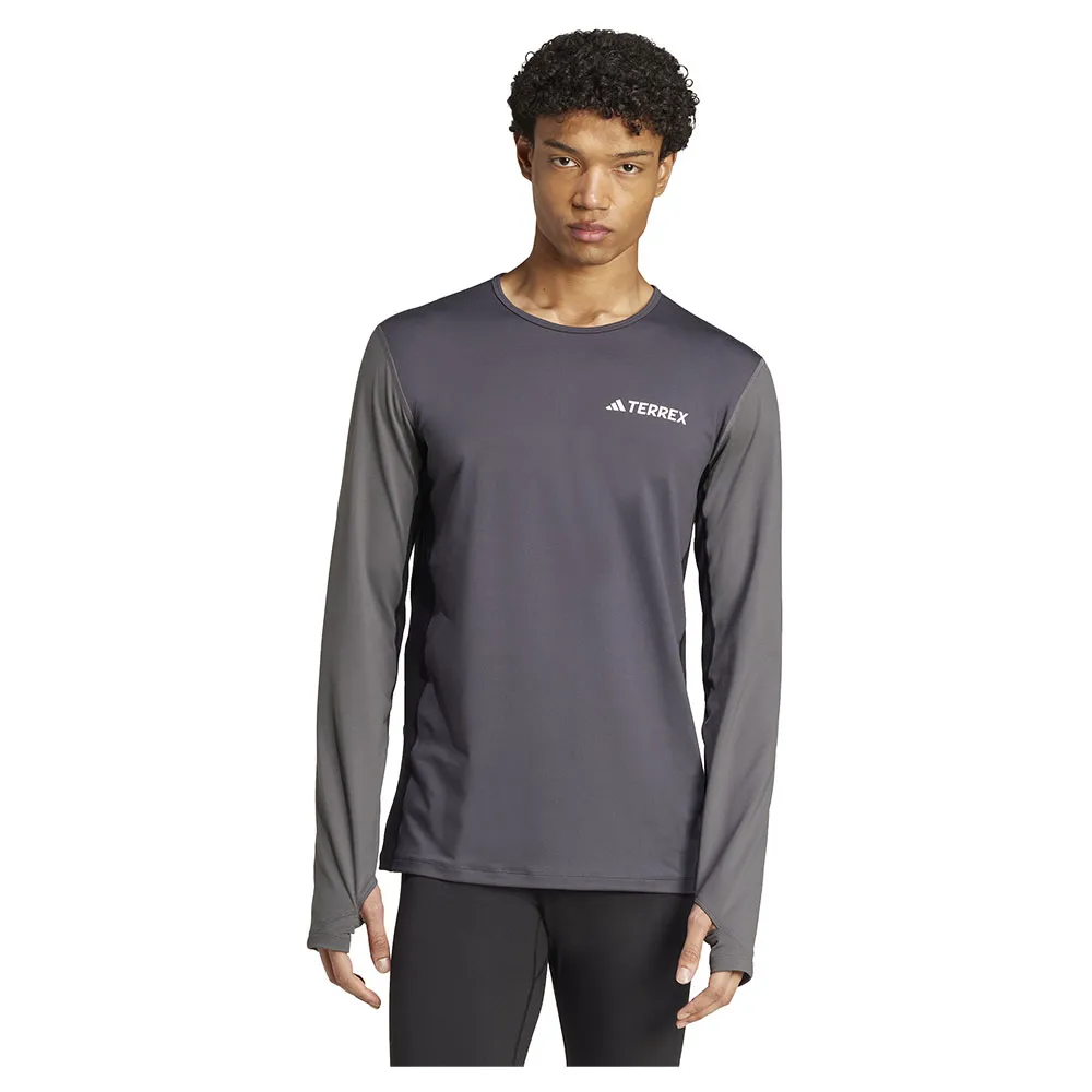 adidas Multi Synthetic Langarmet Baselag, Carbon / grey six adidas Multi Synthetic Langarmet Baselag, Carbon / grey six
