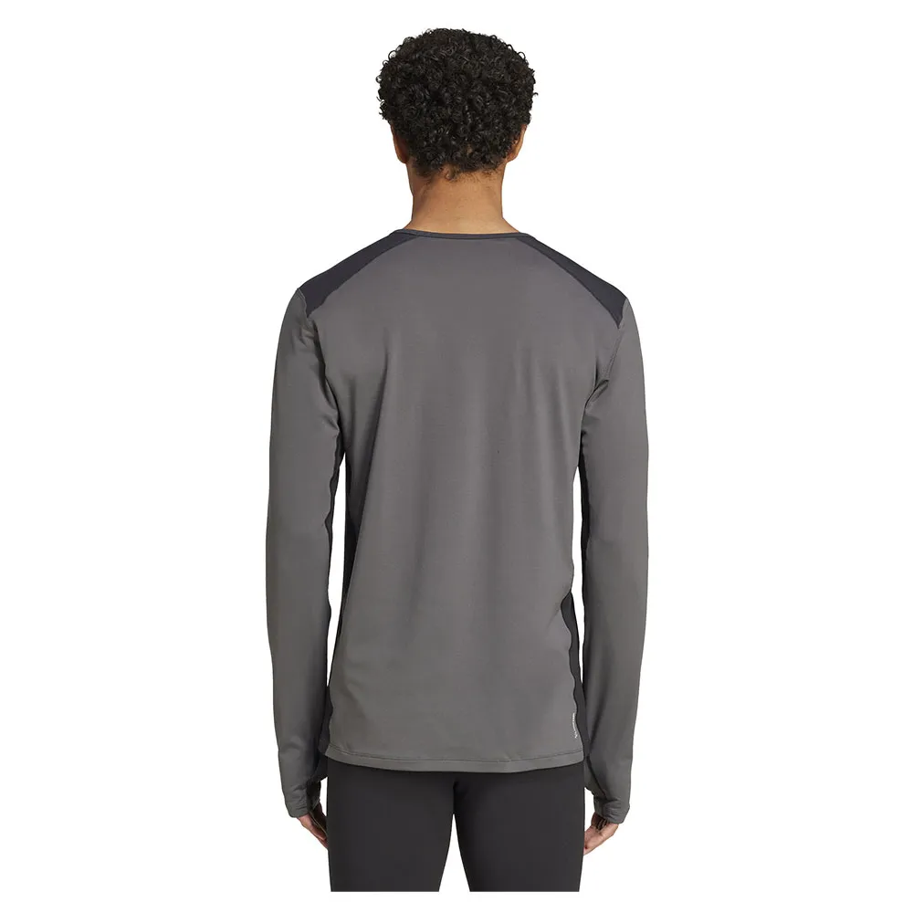 adidas Multi Synthetic Langarmet Baselag, Carbon / grey six adidas Multi Synthetic Langarmet Baselag, Carbon / grey six