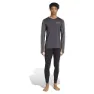 adidas Multi Synthetic Langarmet Baselag, Carbon / grey six