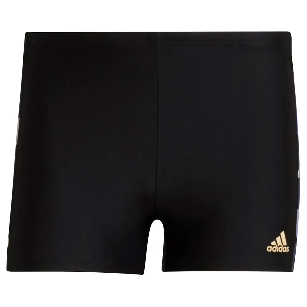 adidas Nature Badeshorts Boxer male, Black / victory blue adidas Nature Badeshorts Boxer male, Black / victory blue