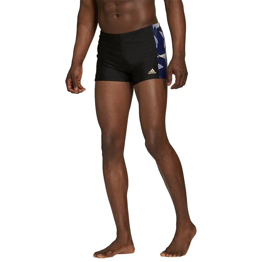 adidas Nature Badeshorts Boxer male, Black / victory blue adidas Nature Badeshorts Boxer male, Black / victory blue