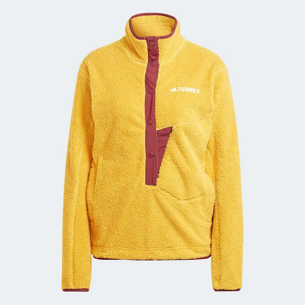 adidas Organiser Xploric High-pile-fleece Pullover Fleecejakke Med Full Glidelås adidas Organiser Xploric High-pile-fleece Pullover Fleecejakke Med Full Glidelås