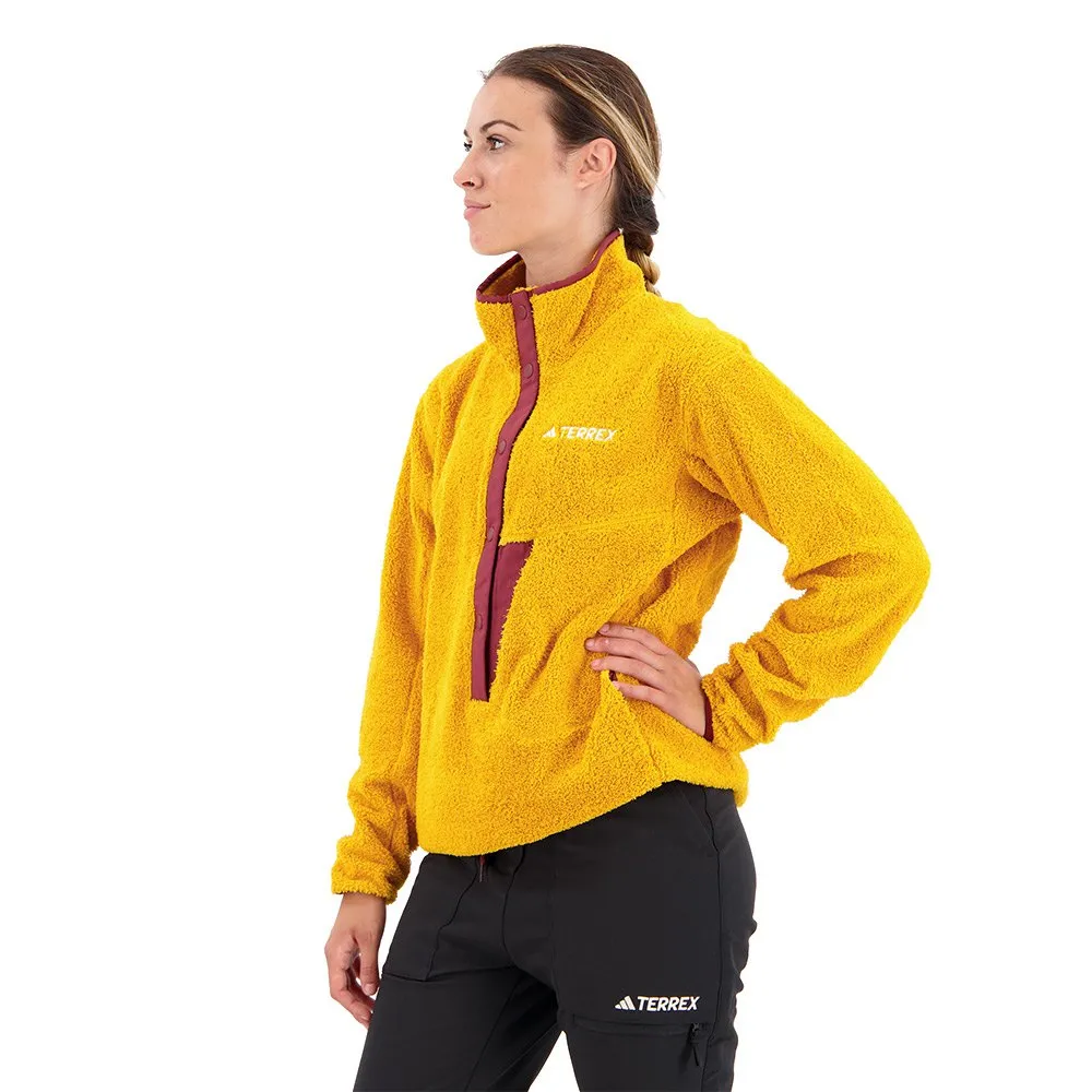 adidas Organiser Xploric High-pile-fleece Pullover Fleecejakke Med Full Glidelås adidas Organiser Xploric High-pile-fleece Pullover Fleecejakke Med Full Glidelås
