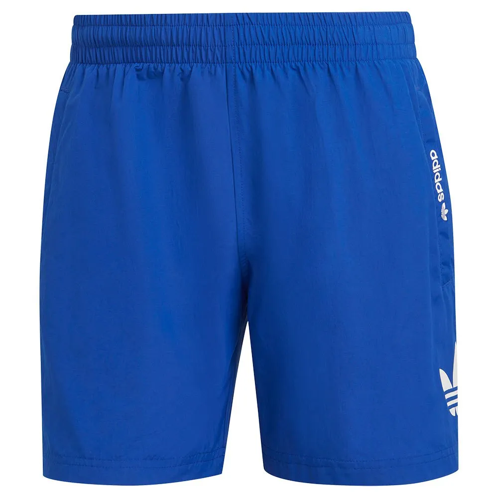 adidas Ori Trefoil Badebukse, Semi lucid blue / white