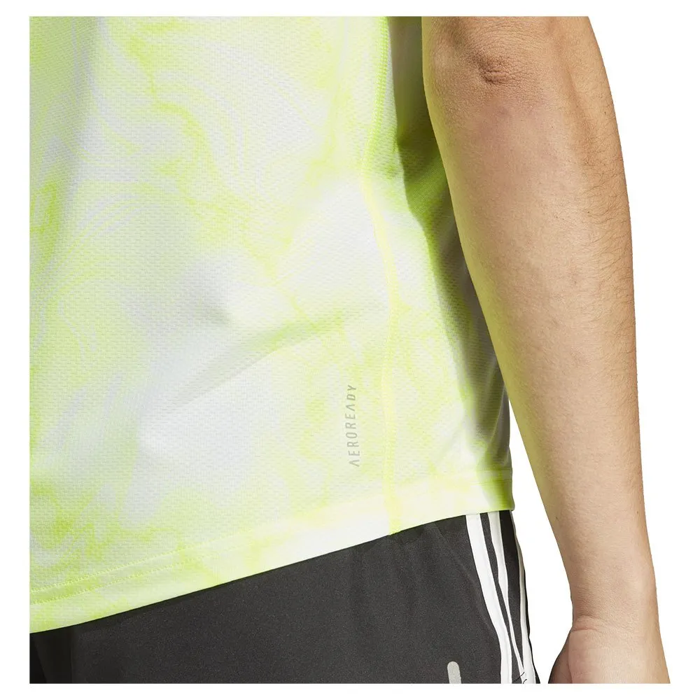 adidas Otr Aop Kortarmet T-skjorte female, White / luclem adidas Otr Aop Kortarmet T-skjorte female, White / luclem