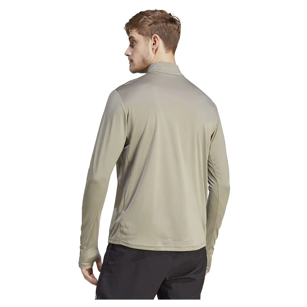 adidas Otr Langarmet T-skjorte male, Silver pebble