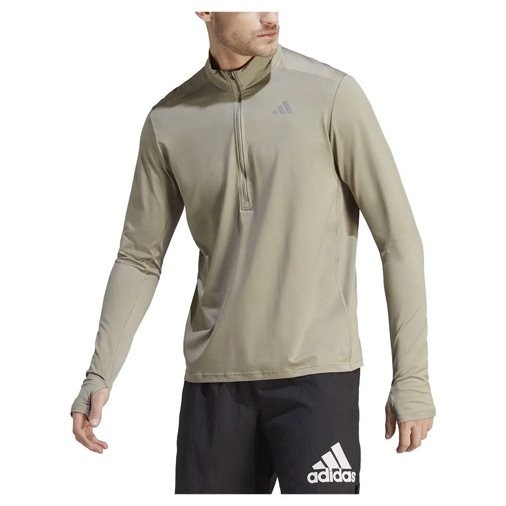 adidas Otr Langarmet T-skjorte male, Silver pebble