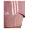 adidas Own The Run 3 Stripes 2in1 Shorts female, Preloved crimson