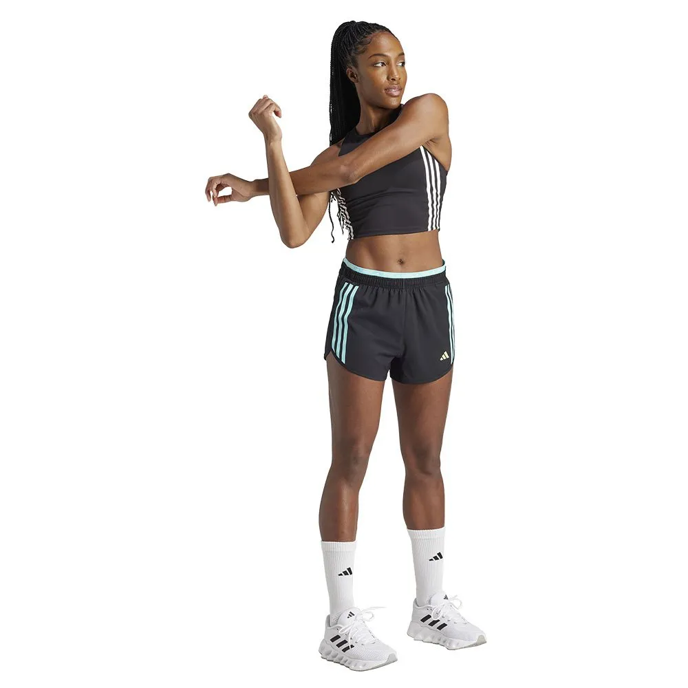 adidas Own The Run 3 Stripes 4´´ Shorts female
